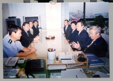 을지훈련중<br> 청량리 경찰서 방문2<br>